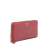 Prada AB Prada Pink Calf Leather Saffiano Zip Around Long Wallet Italy