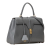 Celine B Celine Gray Calf Leather Medium 16 Satchel Italy