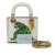 Christian Dior AB Dior White Calf Leather Limited Edition Niki De Saint Phalle Mini Dragon skin Lady Dior Italy