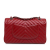 Chanel B Chanel Red Caviar Leather Leather Medium Classic Chevron Caviar Double Flap France