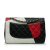 Chanel B Chanel White Lambskin Leather Leather Jumbo Colorblock Classic Flap Bag Italy