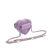 Chanel A Chanel Purple Lambskin Leather Leather Mini Lambskin CC in Love Heart Belt Bag Italy