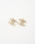 Chanel Coco Mark Rhinestone Earrings