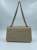 Chanel Beige Leather Chanel Medium Flap Bag