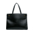 Saint Laurent B Saint Laurent Black Calf Leather Medium Manhattan Shopper Tote Italy