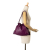 Loewe B LOEWE Purple Calf Leather Flamenco Tassel Crossbody Spain