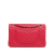 Chanel B Chanel Red Caviar Leather Leather Medium Classic Chevron Caviar Double Flap France