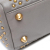 Christian Dior B Dior Gray Lambskin Leather Leather Small Lambskin Cannage Studded Supple Lady Dior Italy