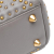 Christian Dior B Dior Gray Lambskin Leather Leather Small Lambskin Cannage Studded Supple Lady Dior Italy