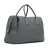 Prada AB Prada Gray Calf Leather Vitello Daino Travel Bag Italy