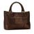 Loewe B LOEWE Brown Bronze Calf Leather Fusta Tote Spain