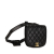 Chanel B Chanel Black Lambskin Leather Leather CC Quilted Lambskin Belt Bag Italy