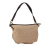 Gucci AB Gucci Brown Beige Canvas Fabric Diamante Hobo Bag Italy