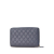 Chanel B Chanel Purple Lambskin Leather Leather CC Quilted Lambskin Zip Around Wallet Italy