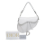 Christian Dior B Dior White Calf Leather Medium Saddle Bag Italy