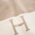 Hermès AB Hermès Brown Beige Wool Fabric and Cashmere Avalon Baby Blanket United Kingdom