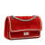 Chanel B Chanel Red Suede Leather Medium Re-issue 2.55 Double Flap France