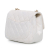 Chanel B Chanel White Ivory Lambskin Leather Leather Mini Square Lambskin Romance Single Flap Italy