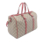 Gucci AB Gucci Brown Beige with Red Coated Canvas Fabric Medium GG Supreme Nice Boston Bag Italy