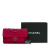 Chanel B Chanel Red Suede Leather Stitched Single Flap Italy