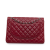 Chanel B Chanel Red Lambskin Leather Leather Maxi Classic Lambskin Double Flap Italy