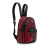 MCM A MCM Red with Black Coated Canvas Fabric Baroque Stark Backpack Korea, South