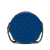 Chanel AB Chanel Blue with Black Lambskin Leather Leather Coco Lifesaver Round Crossbody France