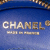 Chanel AB Chanel Blue with Black Lambskin Leather Leather Coco Lifesaver Round Crossbody France