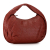 Bottega Veneta B Bottega Veneta Red Calf Leather Intrecciato Belly Hobo Bag Italy