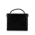 Chanel B Chanel Black Lambskin Leather Leather CC Turnlock Lambskin Vanity Case Italy