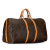 Louis Vuitton B Louis Vuitton Brown Monogram Canvas Canvas Monogram Keepall 55 France