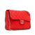 Chanel AB Chanel Red Lambskin Leather Leather Maxi Washed Lambskin Chain Around Flap Italy