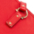 Salvatore Ferragamo B Ferragamo Red Canvas Fabric Gancini Tote Italy