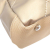 Chanel B Chanel Gold with Brown Beige Coated Canvas Fabric Small Paris-Biarritz Tote Italy