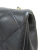 Chanel B Chanel Black Lambskin Leather Leather Mini Quilted Lambskin Heart Charms Flap France