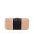 Chanel Pink Mini Square Bicolor Classic Lambskin Single Flap France