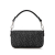 Fendi B Fendi Black with Gray Coated Canvas Fabric Zucca 1974 Diagonal Convertible Baguette Italy