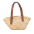 Loewe B LOEWE Brown Beige Raffia Natural Material Small Basket Tote Spain