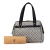 Louis Vuitton B Louis Vuitton Gray Light Gray Canvas Fabric Monogram Mini Lin Josephine PM France