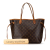 Louis Vuitton B Louis Vuitton Brown Monogram Canvas Canvas Monogram Neverfull MM France