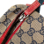 Gucci B Gucci Brown Beige Canvas Fabric GG Web Double Pocket Belt Bag Italy