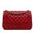 Chanel AB Chanel Red Lambskin Leather Leather Jumbo Classic Lambskin Double Flap Italy