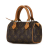 Louis Vuitton B Louis Vuitton Brown Monogram Canvas Canvas Monogram Nano Speedy Bandouliere France