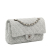 Chanel AB Chanel Gray Tweed Fabric Medium Classic Double Flap France