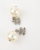 Chanel CC Rhinestones and Pearl Earrings