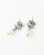 Chanel CC Icon Series Rhinestones and Pearl Earrings