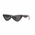 Valentino Garavani Black frame Red iconic logo Lucite sunglasses