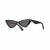 Valentino Garavani Black frame Red iconic logo Lucite sunglasses