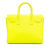 Saint Laurent B Saint Laurent Yellow Neon Yellow Calf Leather Nano Sac De Jour France