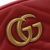 Gucci AB Gucci Red Calf Leather GG Marmont Matelasse Belt Bag Italy